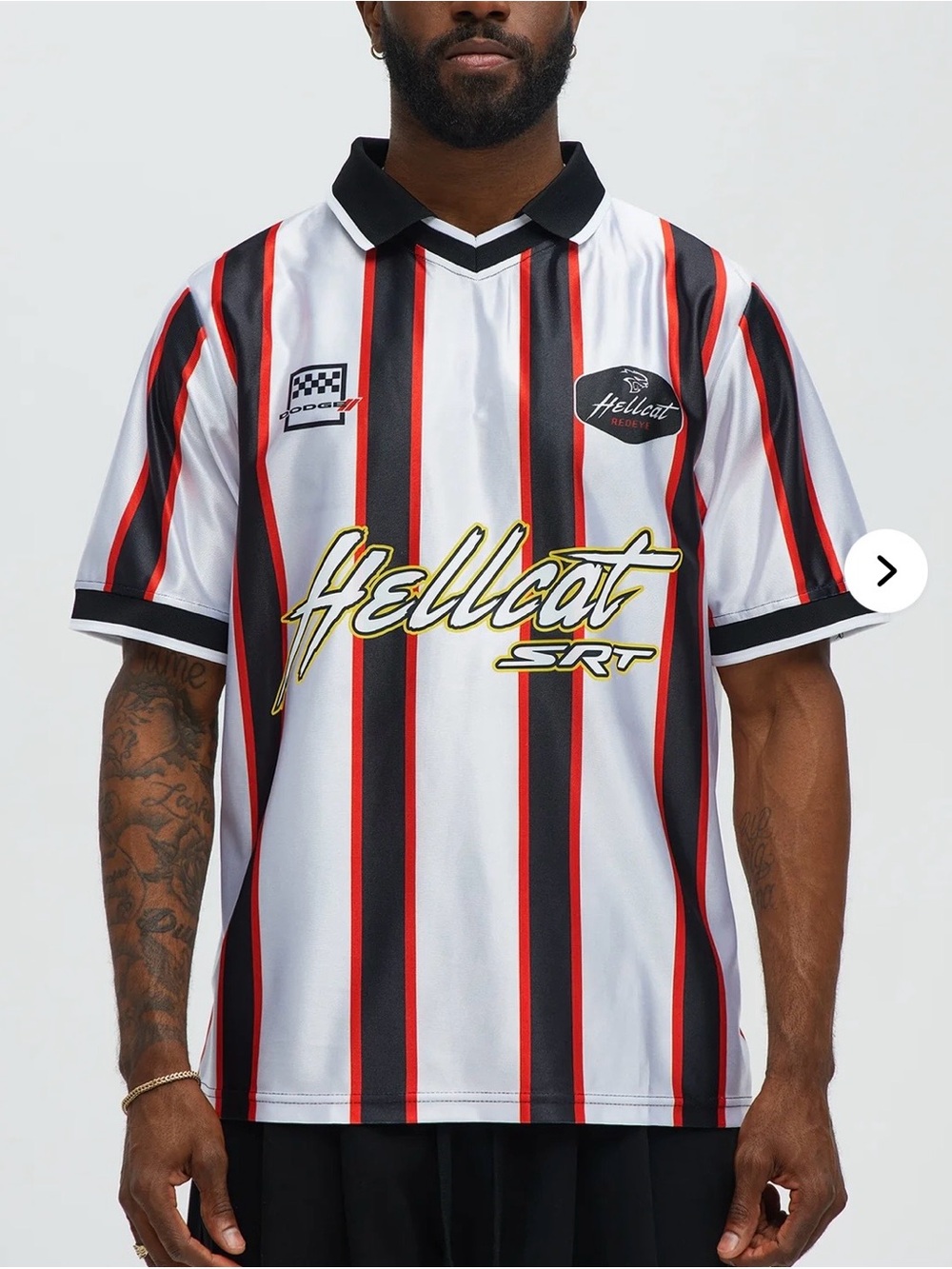 Reason x Dodge Challenger Men’s Large Jersey Shirt NWT